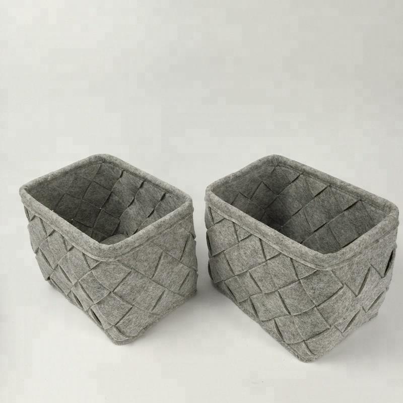 felt bag with pattern